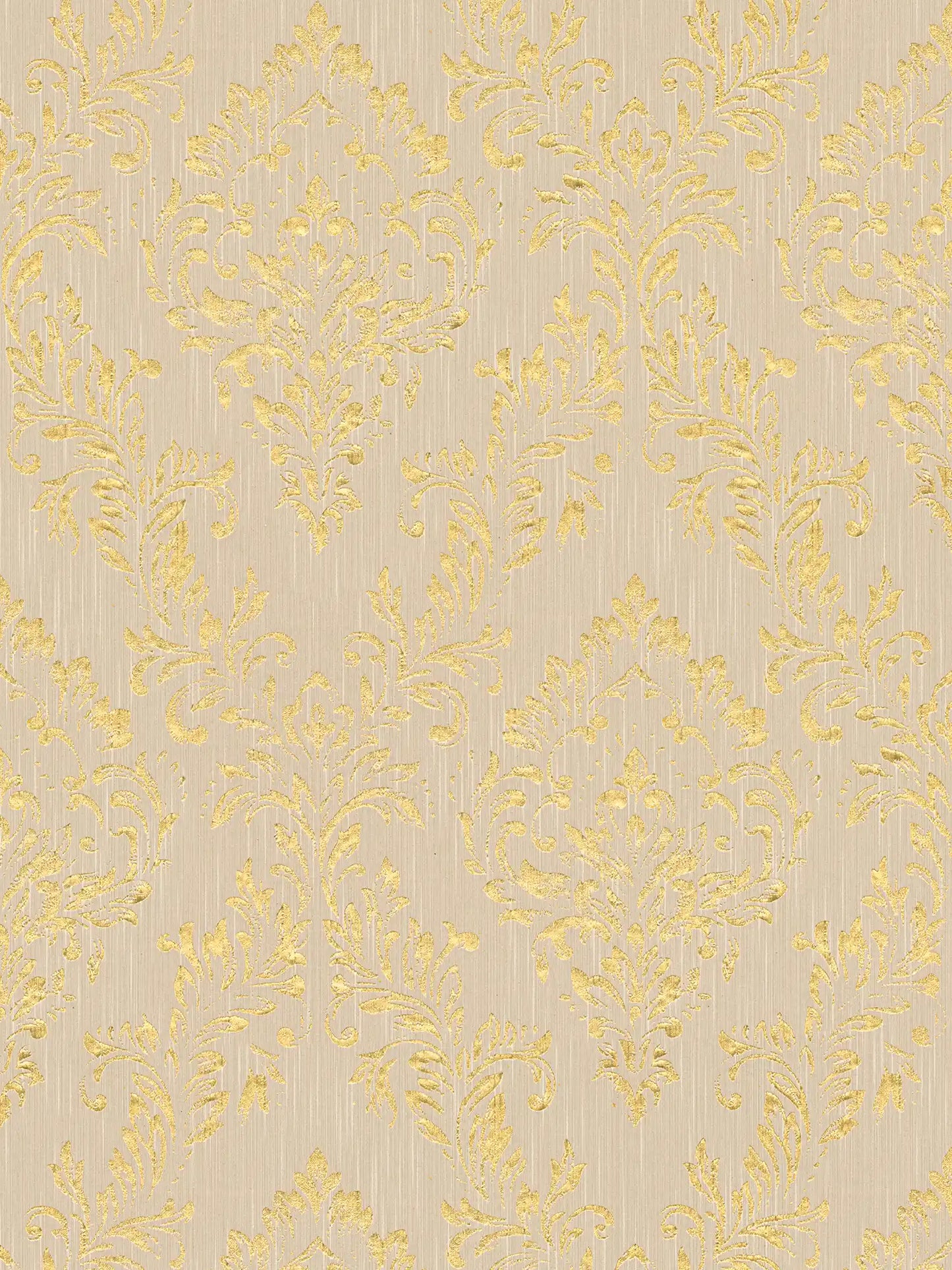Sample - Architects Paper - Metallic Silk - Beige/Gold