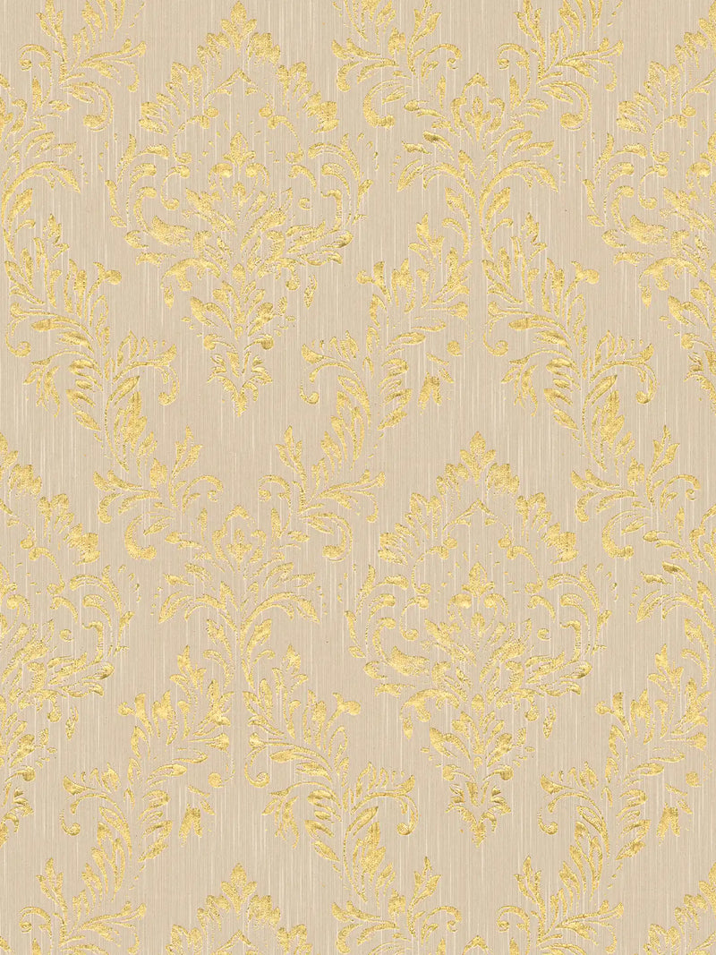 Sample - Architects Paper - Metallic Silk - Beige/Gold
