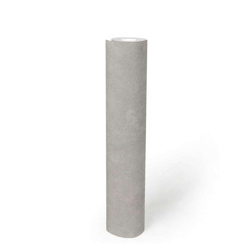 Plaster look wallpaper - Silver-1