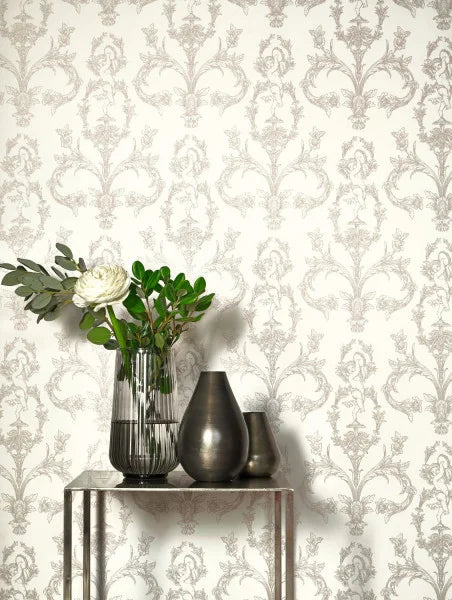Seraphin Wallpaper - Gris Perle