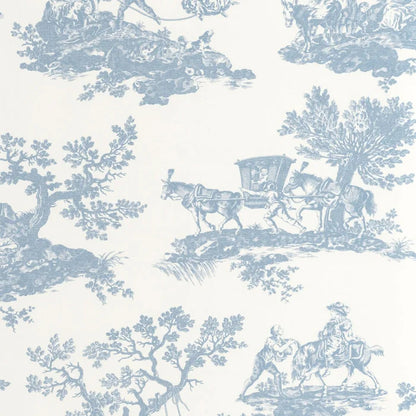Cadence Wallpaper - Bleu Porcelaine