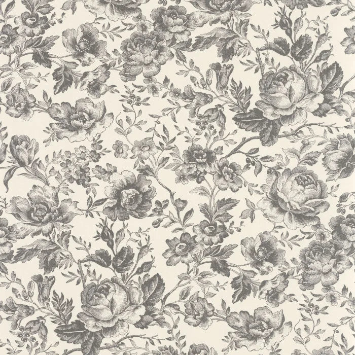 Celestine Wallpaper - Charcoal