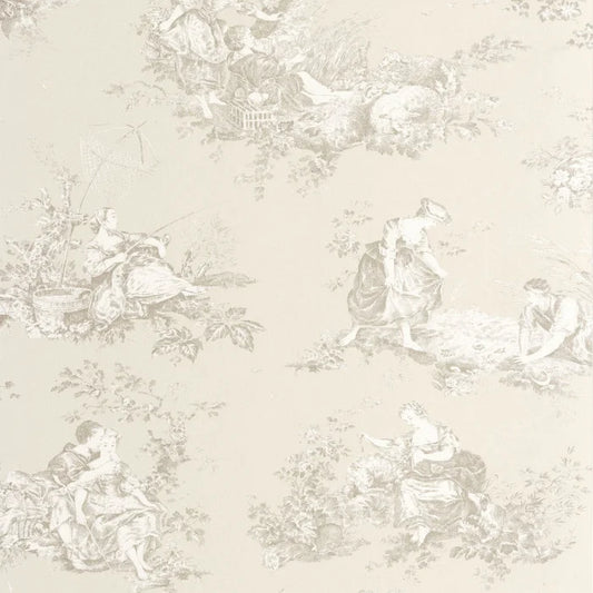 Scène d'été Wallpaper - Beige Iin
