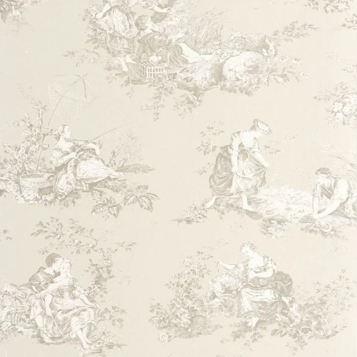 Scène d'été Wallpaper - Beige Iin