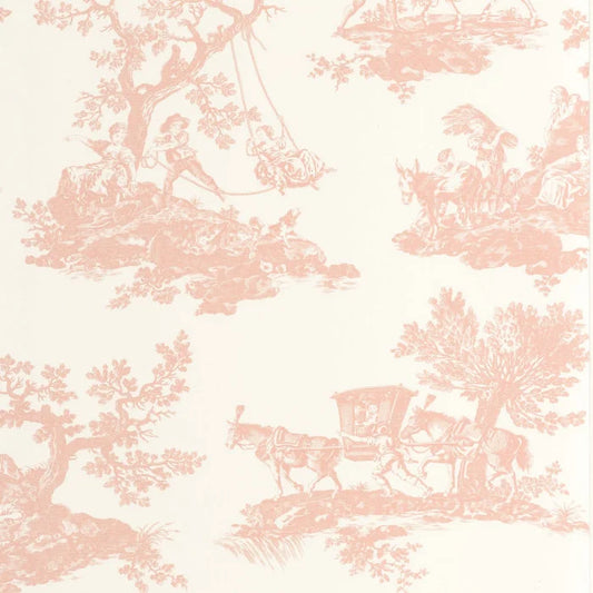 Cadence Wallpaper - Rose Poudre