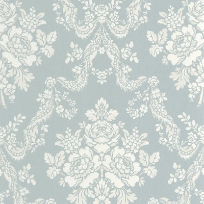 Pompadour Wallpaper - Bleu Doux