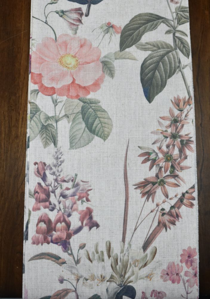Hathaway Curtain Fabric - 4 Colours