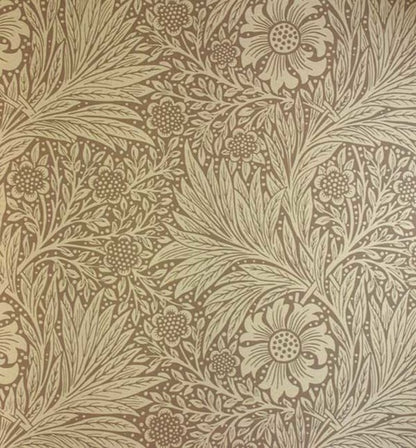 Marigold Wallpaper - Chocolate Cream