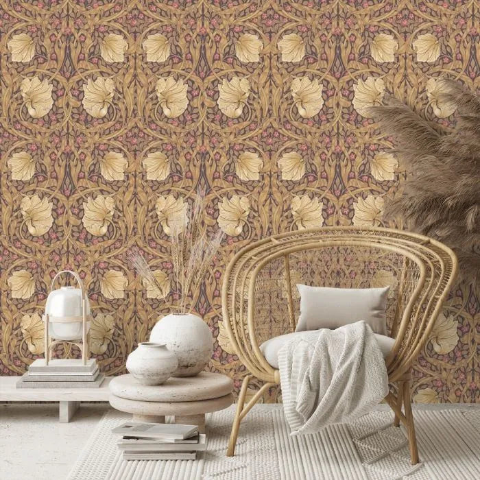 Pimpernel Wallpaper - Fig/Sisal