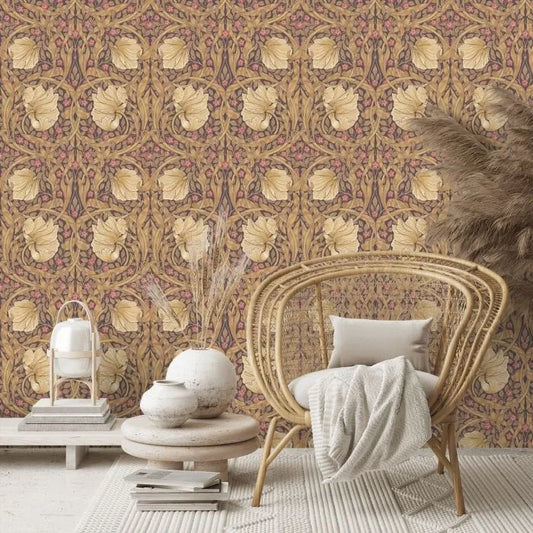 Pimpernel Wallpaper - Fig/Sisal