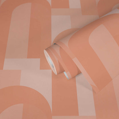 Graphics Arch Wallpaper - Orange