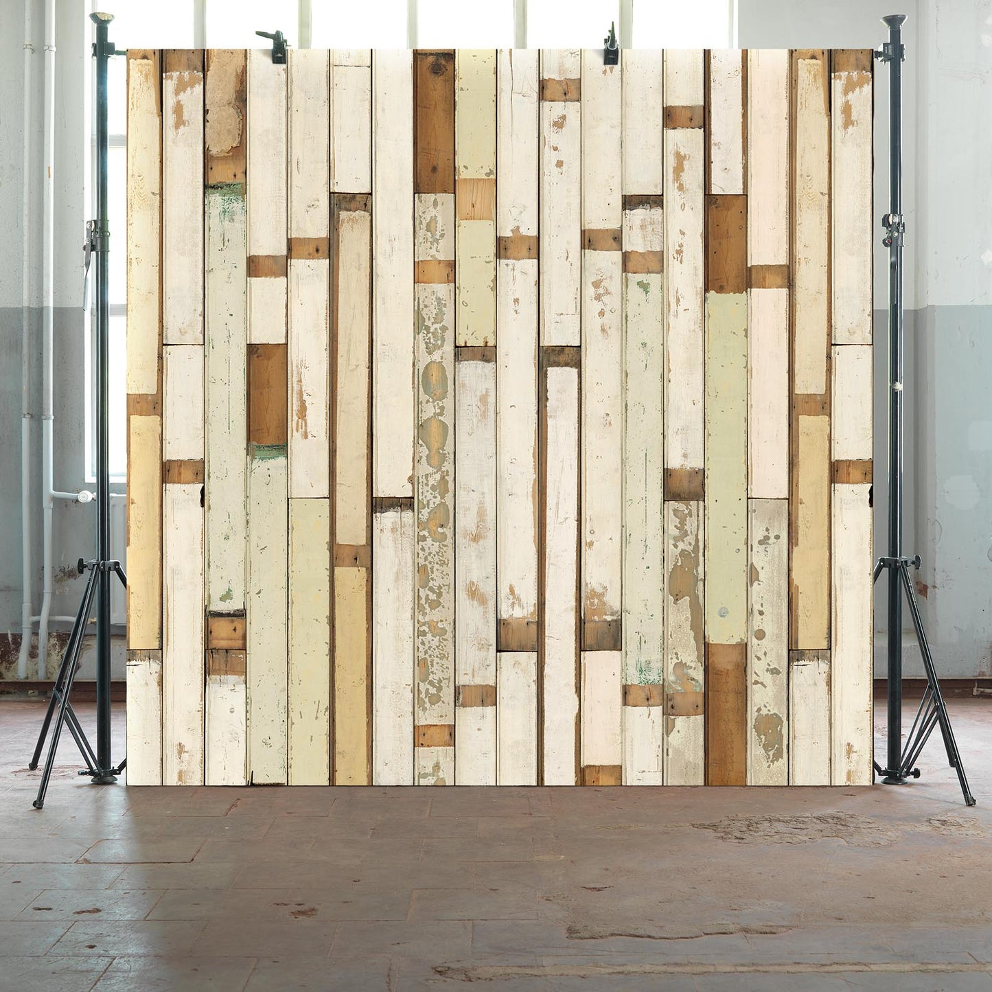 Piet Hein Eek 'Scrapwood Series' Wallpaper - White/Beige