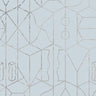 Never Ending Foil by Suzan Hijink Wallpaper - Silver Blue
