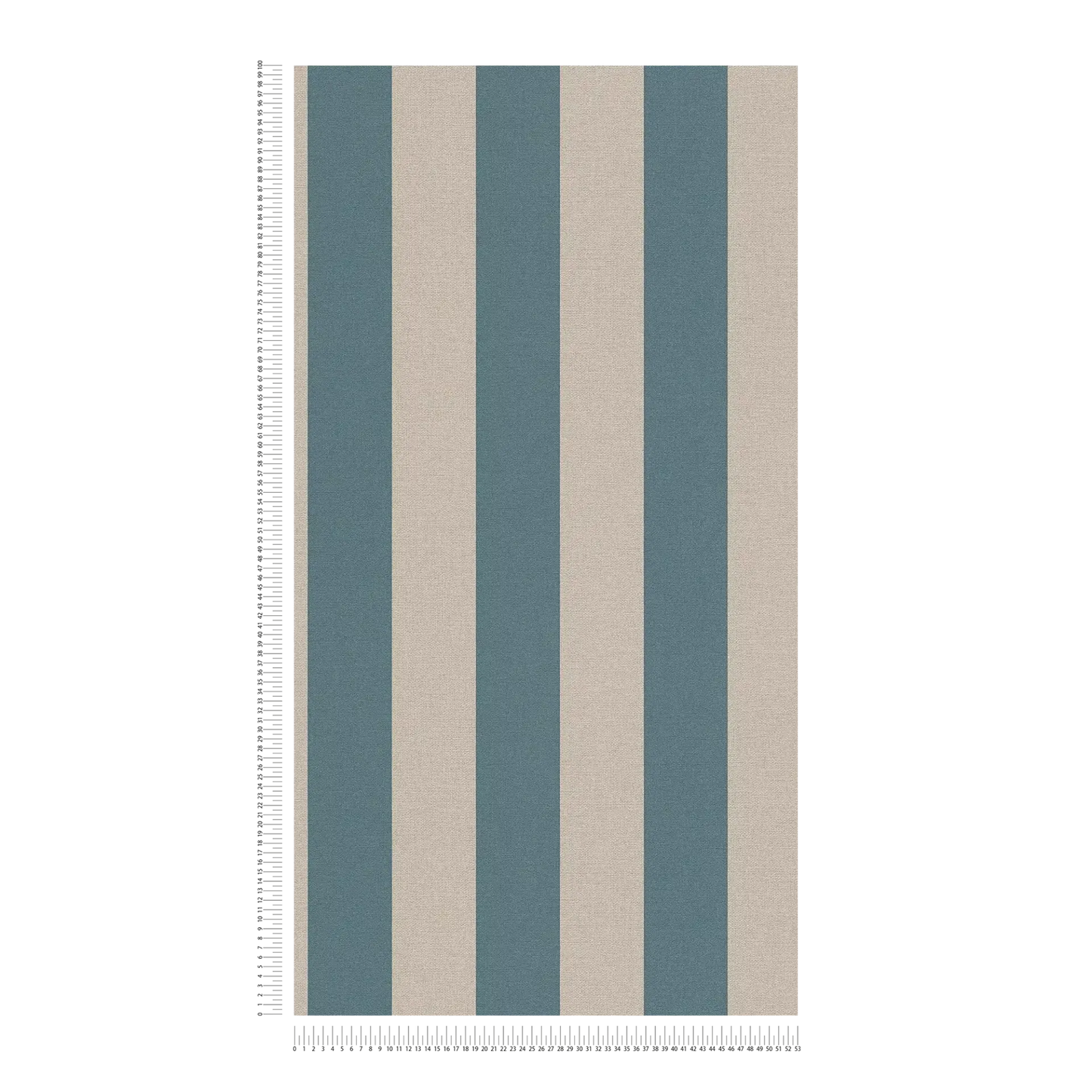 Bold Bands - Stripe Wallpaper - Blue