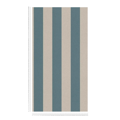 Bold Bands - Stripe Wallpaper - Blue