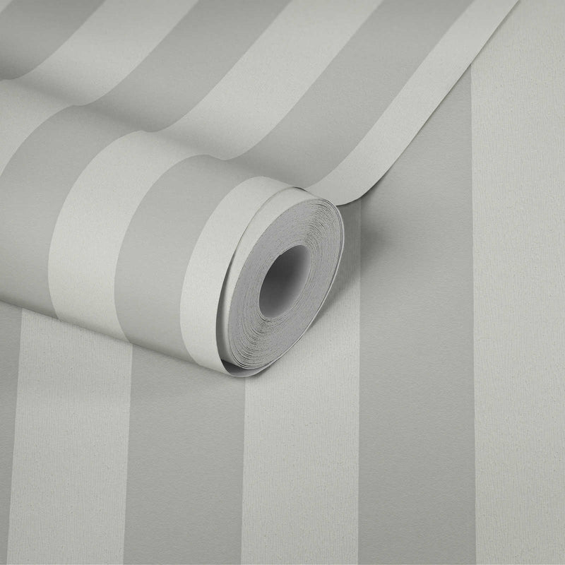 Vinyl Stripes Wallpaper - Grey