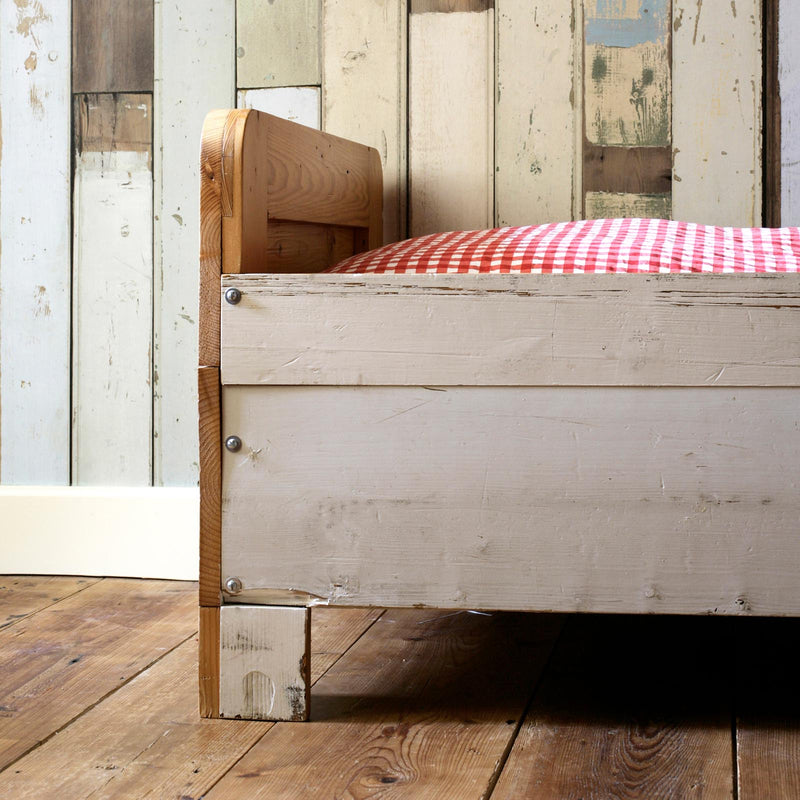 Sample - Piet Hein Eek 'Scrapwood Series' Wallpaper - White/Blue Scrapwood - PHE03