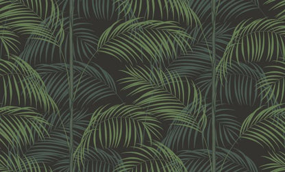 Le Tout Paris Wallpaper - Black Green