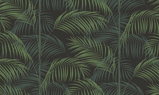 Le Tout Paris Wallpaper - Black Green
