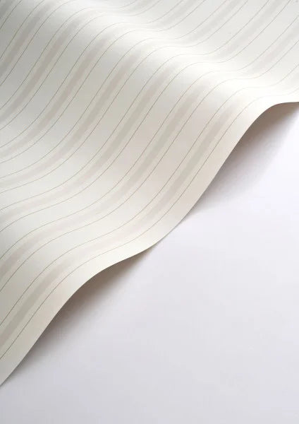 Sample - Rayure Wallpaper - Beige