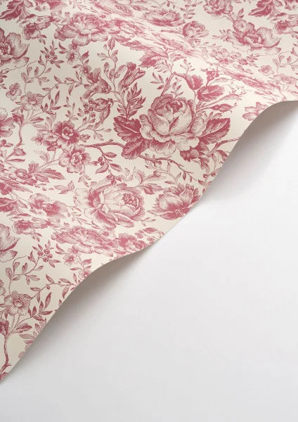 Sample - Celestine Wallpaper - Red