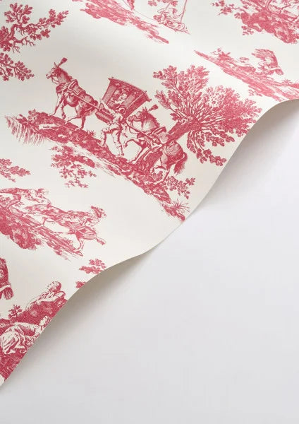 Sample - Cadence Wallpaper - Rouge Grenat