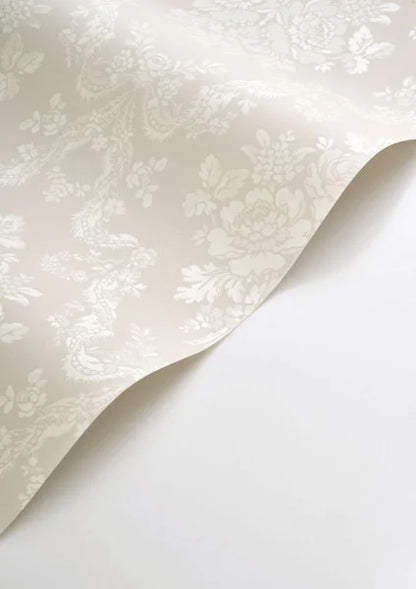 Pompadour Wallpaper - Gris Perle