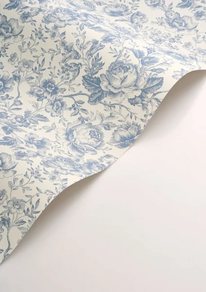 Sample - Celestine Wallpaper - Blue