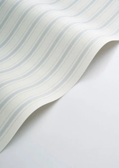 Rayure Wallpaper - Bleu Doux