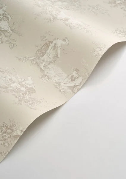 Scène d'été Wallpaper - Beige Iin