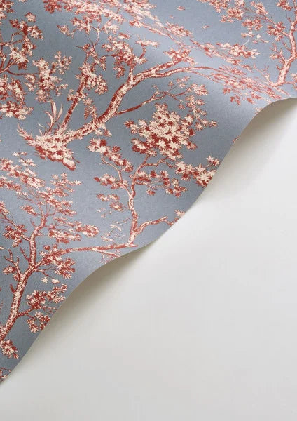 Sample - Arbre - Magical Forest Wallpaper - Blue Orange