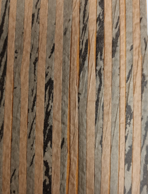 Sample - Zebra Paper Art Wallpaper - Brown