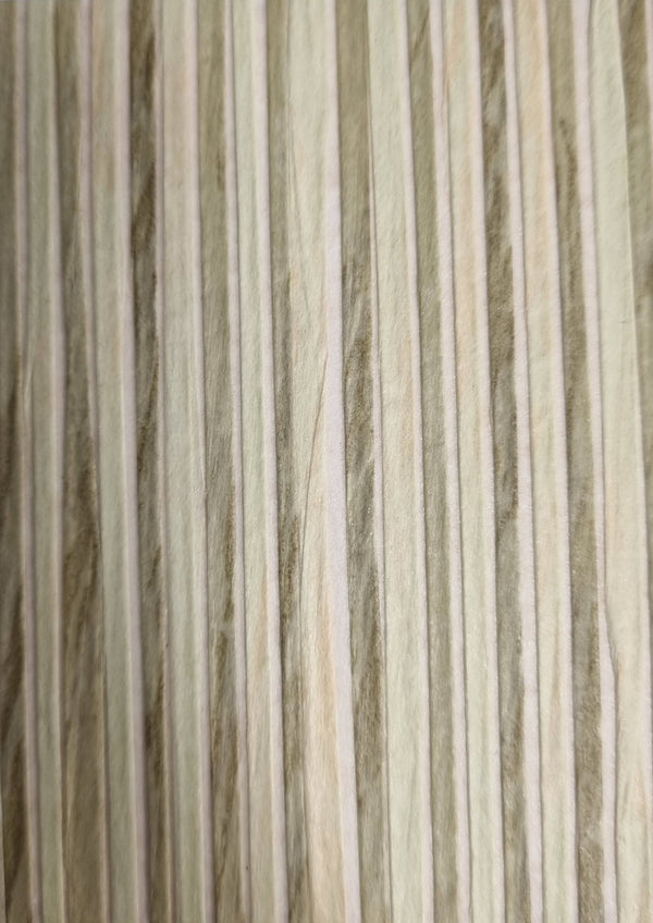 Sample - Zebra Paper Art Wallpaper - Lemongrass