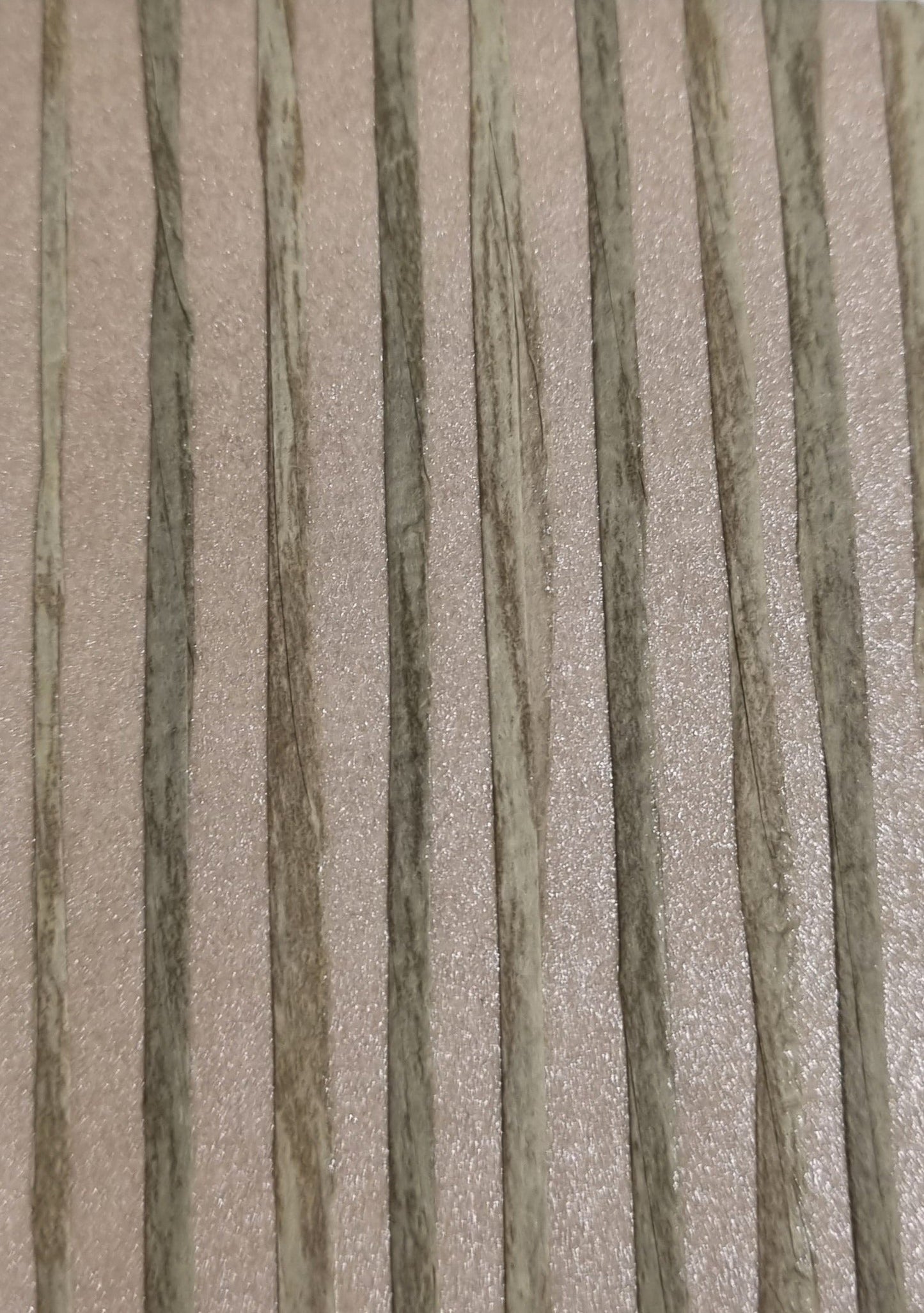 Zebra Paper Art Wallpaper - Rubber Green