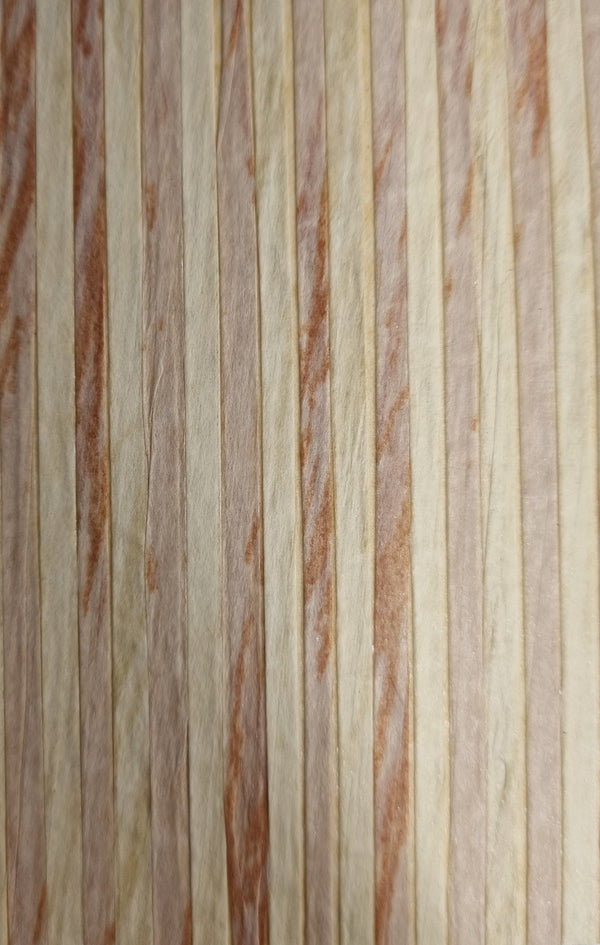 Sample - Zebra Paper Art Wallpaper - Soft Rose