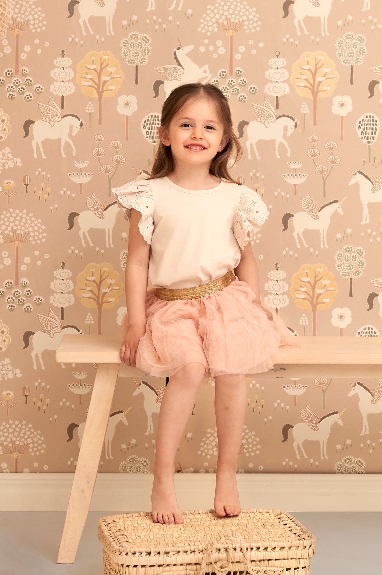 True Unicorns Wallpaper - Old Pink