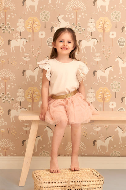 True Unicorns Wallpaper - Old Pink