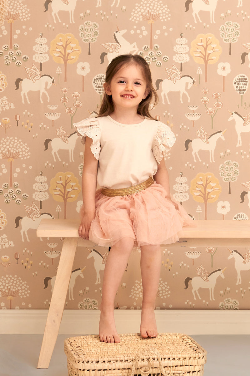 True Unicorns Wallpaper - Old Pink