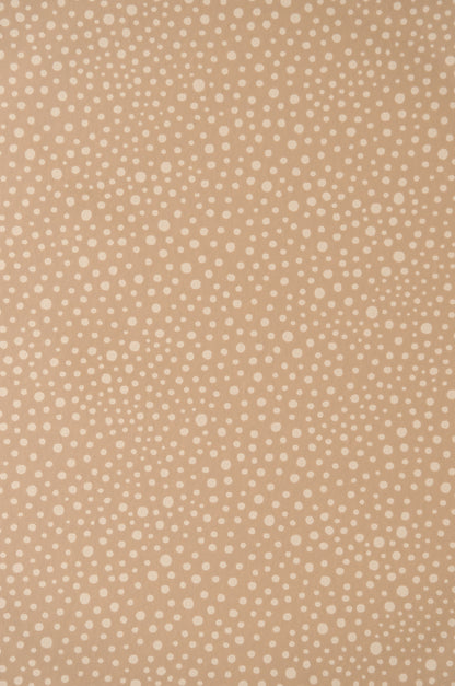 Dots Wallpaper - Teddy Brown