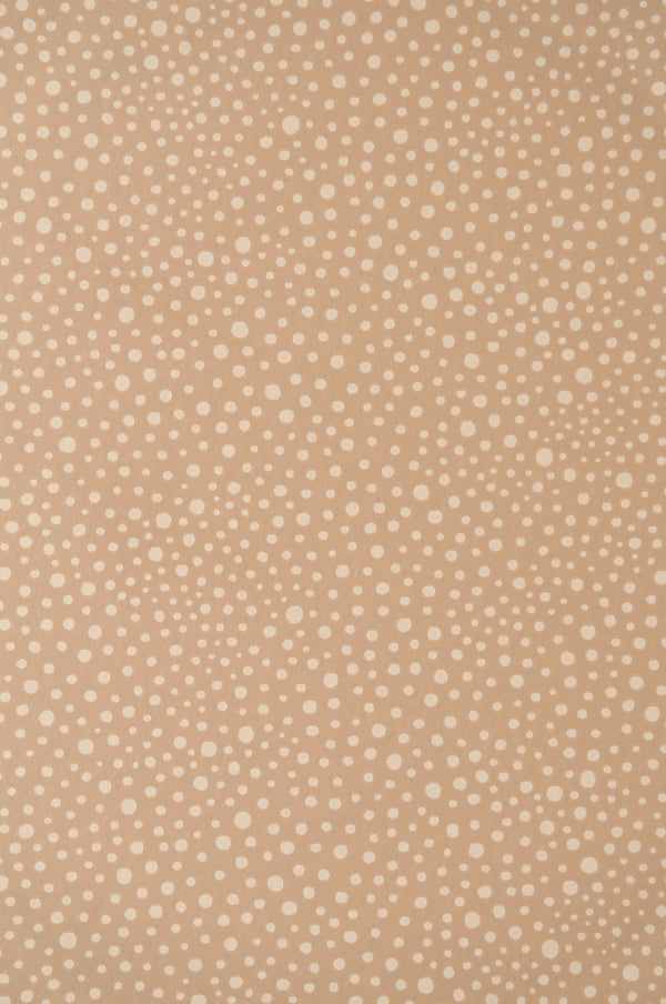 Sample - Dots Wallpaper - Teddy Brown