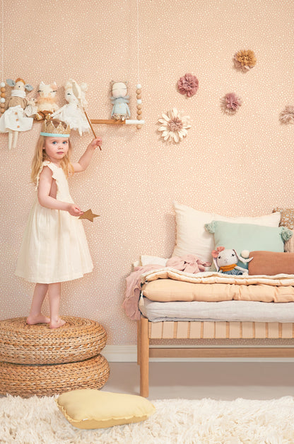 Dots Wallpaper - Soft Pink
