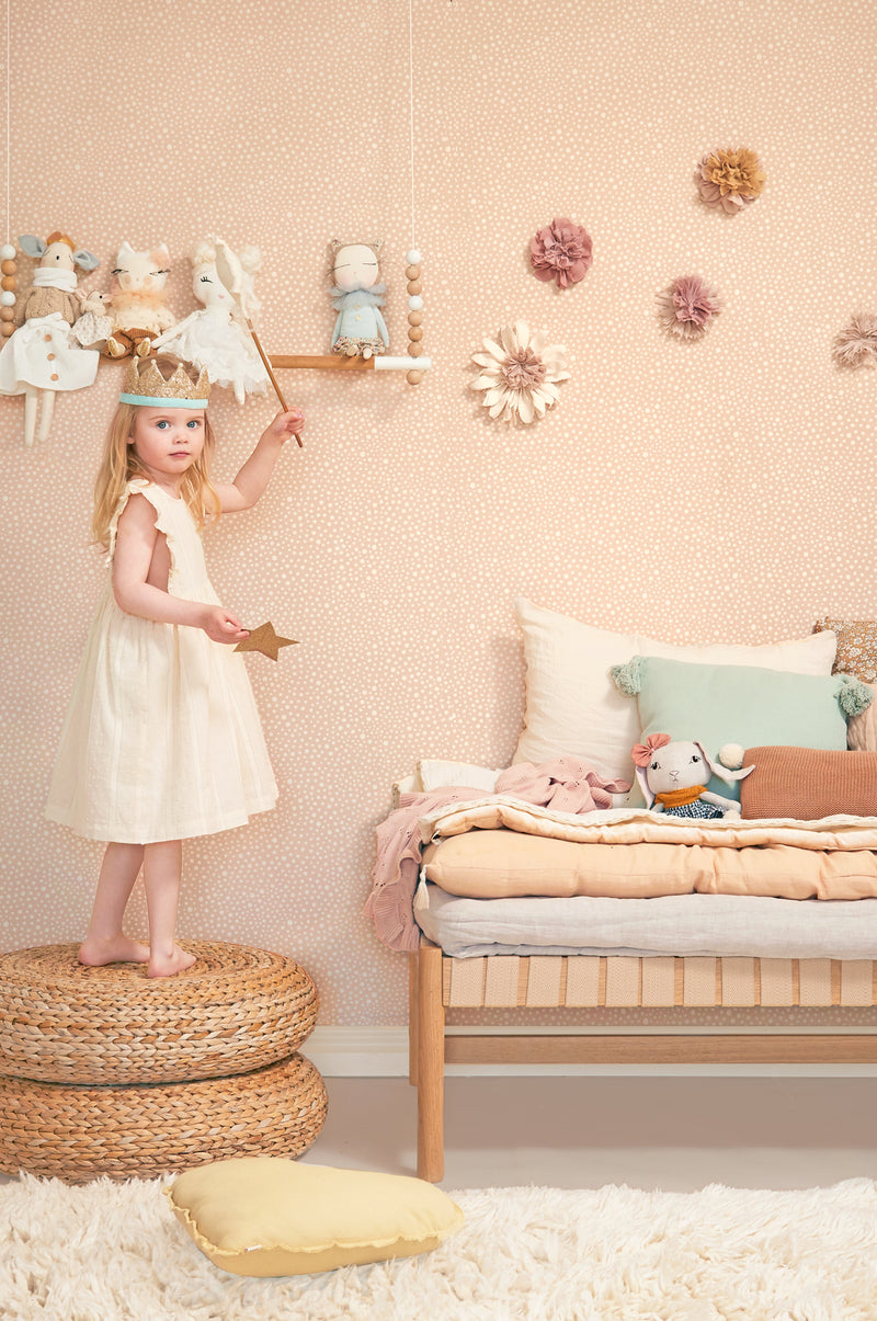 Dots Wallpaper - Soft Pink