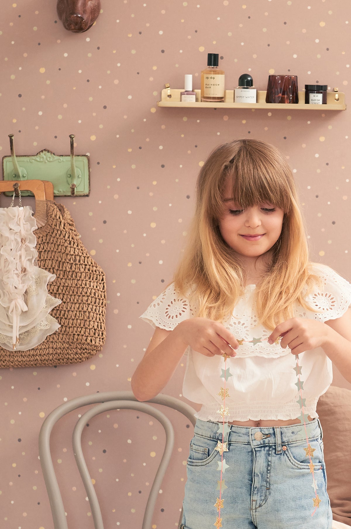 Stardust Wallpaper - Cosy Lilac