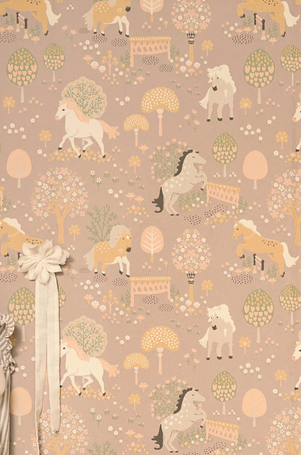 Sample - My Sweet Pony Wallpaper - Soft Lilac