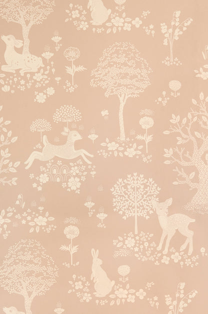 Summer Fields Wallpaper - Dusty Pink