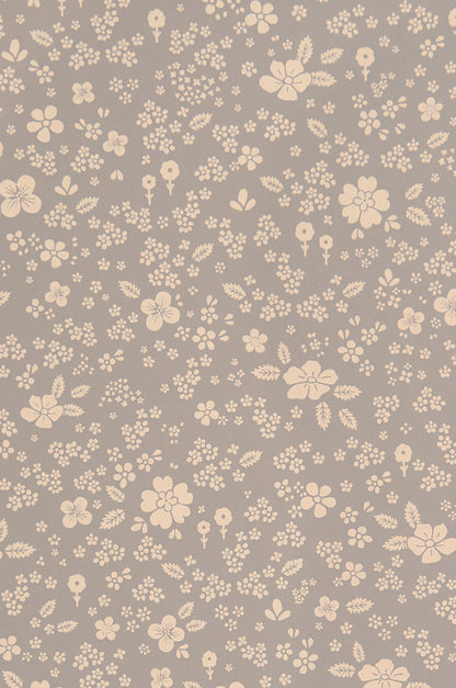 Flora Dreams  Wallpaper - Dusty Blue