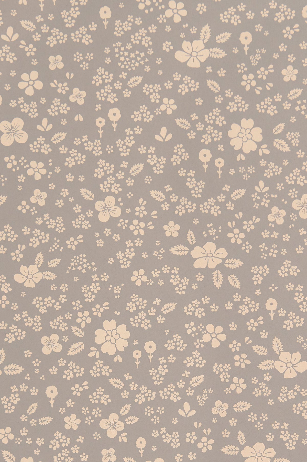 Sample - Flora Dreams  Wallpaper - Dusty Blue