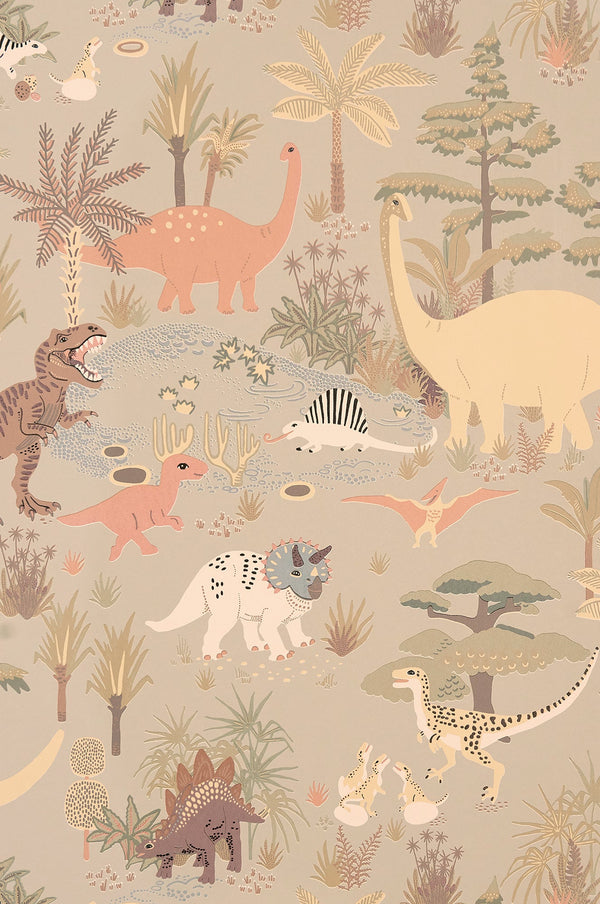 Sample - Dino Wallpaper - Soft Green