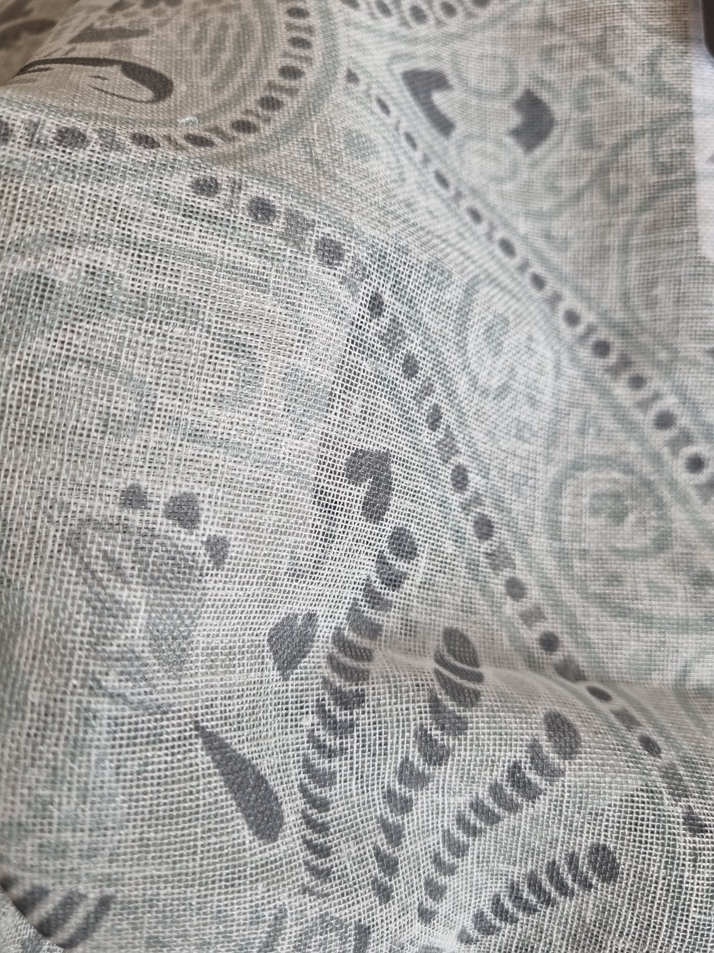 Arabian Birds Serge Sheer Drapery Fabric