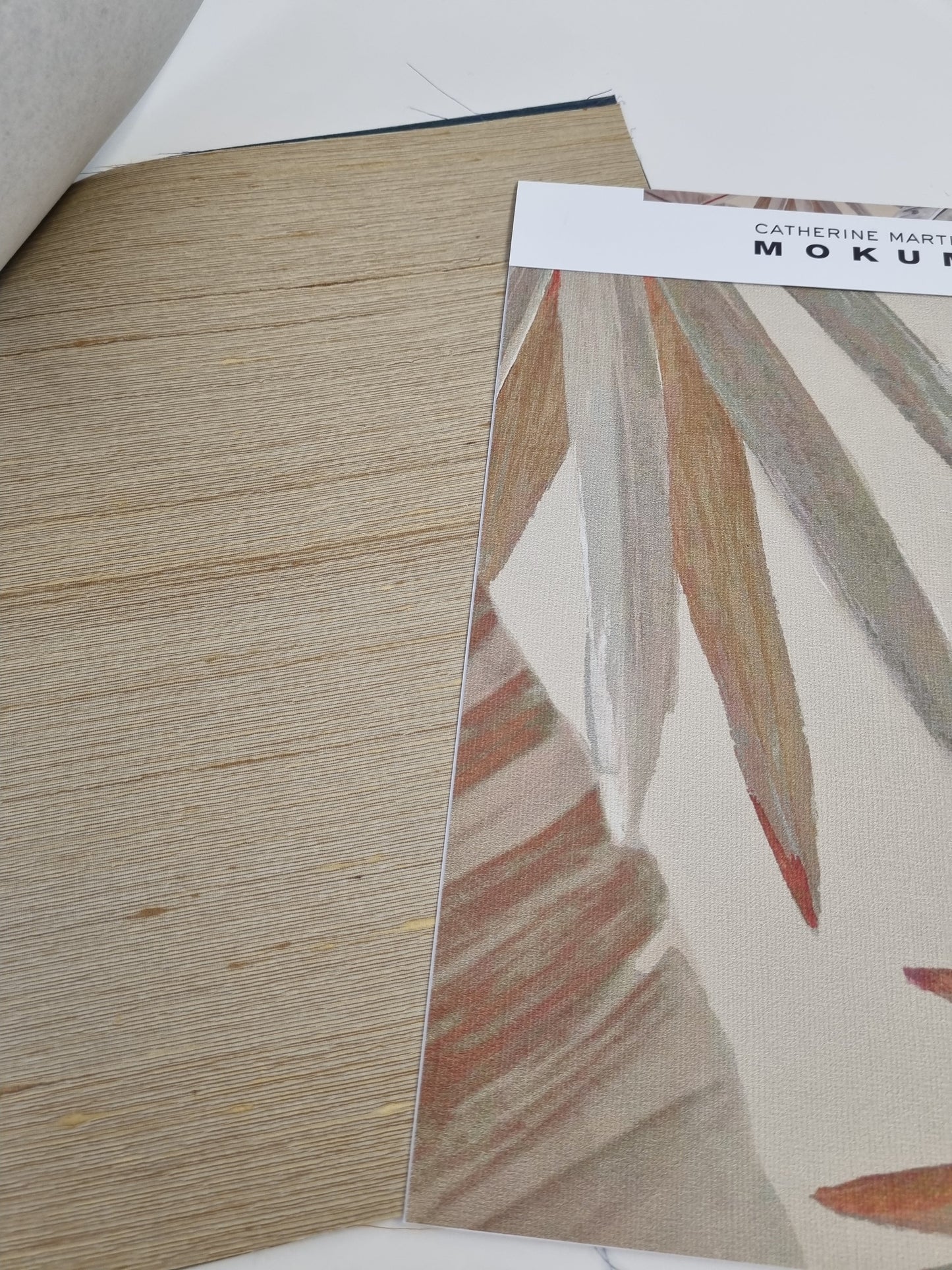 Pure Silk Wallpaper - Apricot Swirl